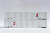 Jacksonville 537042 N Scale WARU White Arrow 53' High Cube (2)