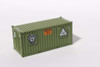 Jacksonville 205706 N Scale USMC (FMF) Military Series 20' Std. Height Container