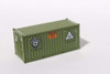 Jacksonville 205706 N Scale USMC (FMF) Military Series 20' Std. Height Container
