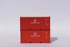 Jacksonville 205383 N Scale Magellan 20' Std. Height Containers (2)