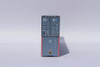 Jacksonville 535022 N Scale Pacer Stacktrain 53' High Cube Containers (2)