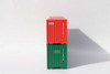 Jacksonville Terminal 405803 N Scale HMM 40' High Cube Containers (2)