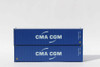 Jacksonville Terminal 405106 N Scale CMA CGM 40' High Cube Containers (2)