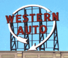 Blair Line 2501 HO/S/O Scale Western Auto Rooftop Sign