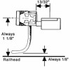 Kadee 836 G Scale Medium Offset Couplers With Short Gearboxes