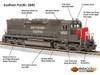 Broadway 4294 HO Scale SP EMD SD45 Bloody Nose Paragon4 Sound/DC/DCC #8955