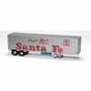 Rapido 403039 HO Scale Santa Fe 40' Fruehauf Fluted Side Volume Van #F 40691R