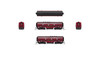 Broadway Limted 7722 N LV EMD F3 AB Cornell Stripes A-Unit Sound DCC #510/511