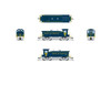 Broadway Limited 7484 N Scale BAR EMD NW2 Diesel Locomotive Blue Yellow Diesel 20