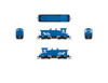 Broadway Ltd 7510 N Scale Conrail EMD SW7 Blue Diesel Locomotive #9065