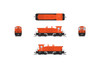 Broadway Ltd 7515 N DT&I EMD SW7 Orange w/ Cab Monogram Diesel Locomotive #923