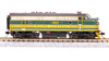 Broadway Limted 7734 N Scale MEC EMD F3A Green & Gold Diesel Locomotive #686