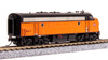 Broadway Limted 7755 N MILW EMD F7 AB Orange & Black Diesel Locomotive 108A/111B