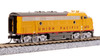 Broadway Limited 7762 N Scale UP EMD F7 AB Yellow Gray Diesel Locomotive #1472/1472C