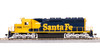 Broadway 9031 HO Scale ATSF EMD SD40 Blue/Yellow Warbonnet No-Sound #5010