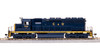 Broadway Limited 9032 HO Scale C&O EMD SD40 Blue/Yellow No-Sound Diesel #7455