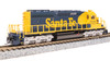 Broadway Limited 7950 N ATSF EMD SD40-2 Yellow Bonnet Diesel Locomotive #5030