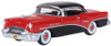 Oxford Diecast 87BC55006 HO Scale Carlsbad Black Cherokee Red Buick Century 1955