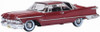 Oxford Diecast 87IC59003 HO 1959 Imperial Crown 2 Door Hardtop Radiant Red-Black