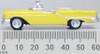 Oxford Diecast 87OC57001 HO Scale 1957 Oldsmobile 88 Convertible Coronado Yellow