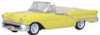 Oxford Diecast 87OC57001 HO Scale 1957 Oldsmobile 88 Convertible Coronado Yellow