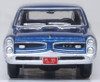 Oxford Diecast 87PG66001 HO Scale 1966 Pontiac GTO Fontaine Blue