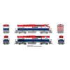 Rapido 33534 HO Scale BC Rail Red, White & Blue Scheme M420 + M420B #647 + #686