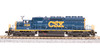 Broadway Limited 7960 N Scale CSX EMD SD40-2 YN3 Diesel Locomotive #8206