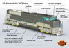Broadway Limited 8679 HO Norfolk Southern EMD SD70ACe w/ Smoke #1047 (DCC/Sound)
