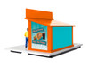 Lionel 2329070 O Scale Carnival Treats Stand Plug Expand Play New