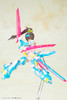 Kotobukiya KP466X 1:1 Scale Megami Device ASRA ARCHER AOI 140mm Unassembled Kit Kotobukiya KP466X 1:1 Scale Megami Device ASRA ARCHER AOI 140mm Unassembled Kit
