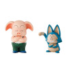 Bandai 68413 NON Scale 4" Dragon Ball Oolong and Pu'Ar Son Goku Training Section