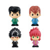 Bandai 68431 3.9" Yuyu Hakusho Sofvichu Series Figure Assortment (Set of 4)