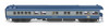 Broadway Limited 8953 HO Scale Philadelphia CSX Business Car  LED lights