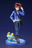 Kotobukiya PV344 1/8 ARTFX J Calem with Froakie Pokemon Figure Japan New Ver.Set