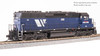 Broadway Limited 9819 HO EMD SD45 MRL #369 Blue W Logo Stealth Analog DC