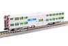 Kato 1068703S N Scale Chicago Metra Gallery Bi-Level 3-Car Set with DCC Sound