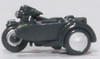 Oxford Diecast NBSA008 N Motorbike & Sidecar RAF Blue New