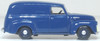 Oxford Diecast 87CV50006 HO 1950 Chevrolet Panel Van Mariner Blue New