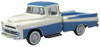 Oxford Diecast 87DP57005 HO 1957 Dodge D100 Sweptside Pick Up Ice Blue/Glacier