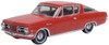 Oxford Diecast 87PB65002 HO 1965 Plymouth Barracuda Medium Red New