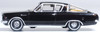 Oxford Diecast 87PB65004 HO Plymouth Barracuda 1965 Black/Gold New