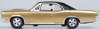 Oxford Diecast 87PG66003 HO 1966 Pontiac GTO Martinique Bronze and Black New