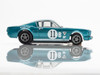 AFX 22071 HO 1965 Ford Shelby Mustang GT350R Donohue Blue/White Mega G+ Slot Car
