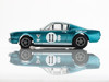 AFX 22071 HO 1965 Ford Shelby Mustang GT350R Donohue Blue/White Mega G+ Slot Car