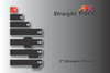 AFX 70607 HO 3" Straight Track 2-Pack AFX HO Scale Slot Car Track 1/64 Racing