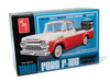 AMT 1407 1:25 Scale 1960 Ford F-100 Pickup w/Trailer Plastic Model Kit