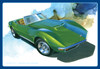 AMT 1437M 1:25 Scale 1972 Chevy Corvette Roadster Collectible Plastic Model Kit