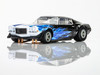 AFX 22046 HO 1973 Chevrolet Camaro Wild Fire Black Blue Mega G+ Slot Car Racing