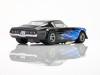 AFX 22046 HO 1973 Chevrolet Camaro Wild Fire Black Blue Mega G+ Slot Car Racing